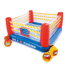 جامپینگ بادی طرح رینگ بوکس اینتکس با دستکش Inflatable jumping box design box Intex -اسباب بازی